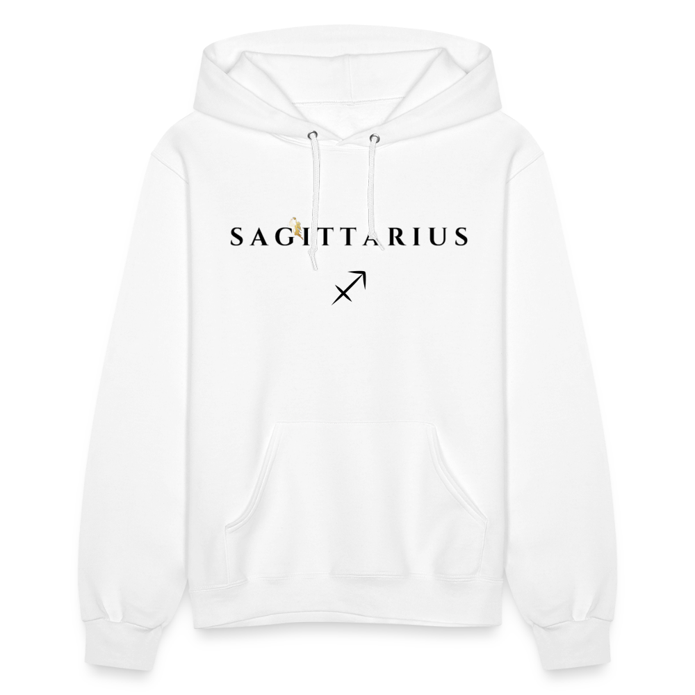 Sagittarius Zodiac Hoodie - white